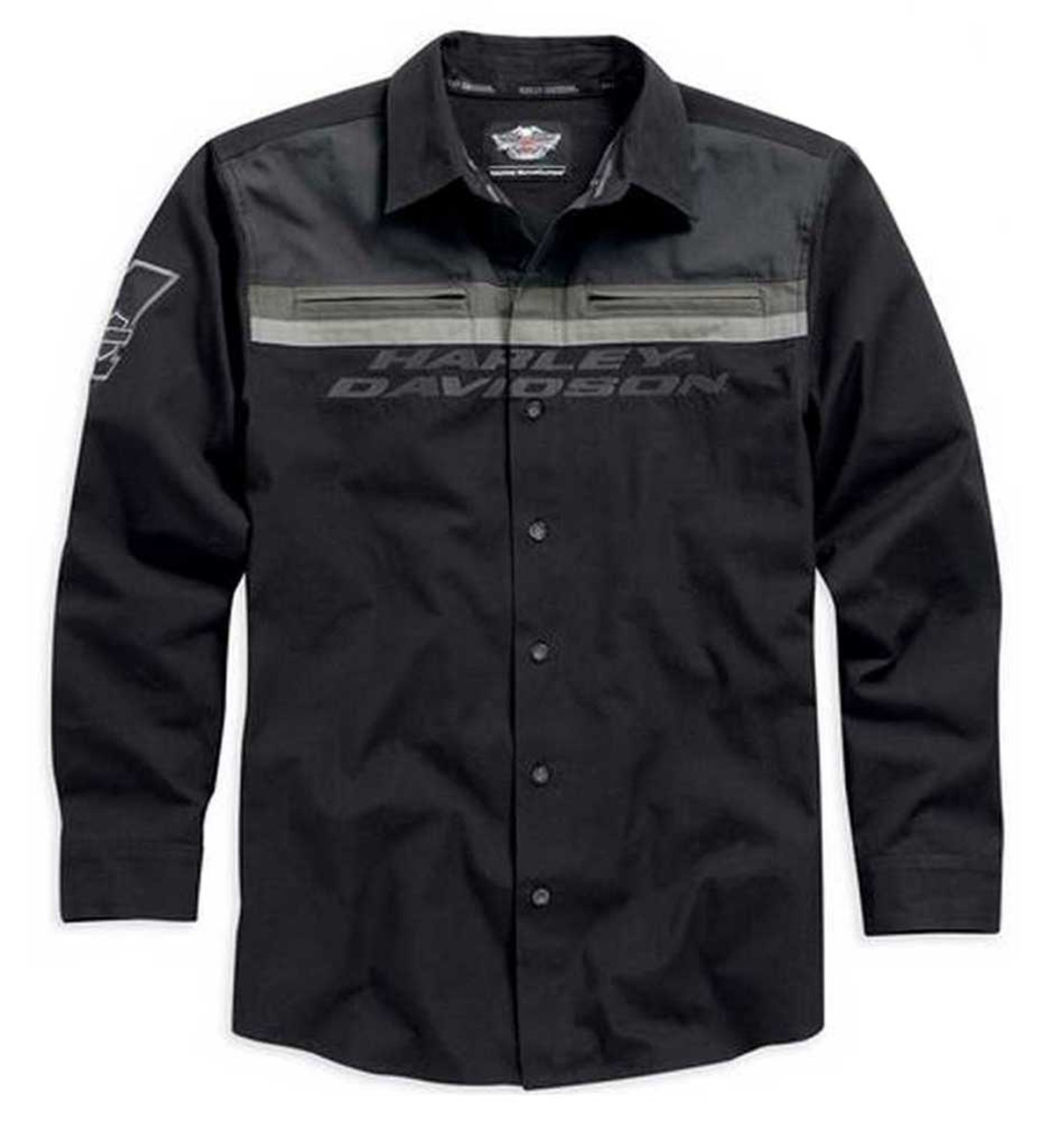 Harley-Davidson® Mens Colorblocked L/S ...